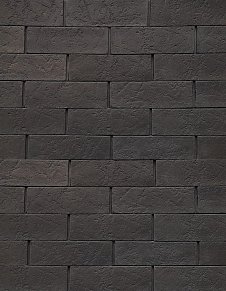 UniStone Вальдер Рядовая 7016 Черный Матовая Плитка для навесного фасада 6,5x21 см
