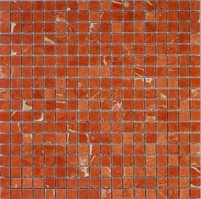 Premium Marble Чистые цвета Rojo Alicante Polished Мозаика 1,5x1,5 29,7x29,7 см