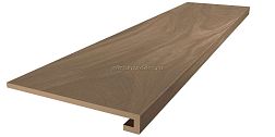 Kerama Marazzi Монтиони  SG518520R-GCF Коричневая Обрезная Клееная Ступень 33х119,5 см