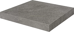 Kerama Marazzi Портленд KM8080G0051RGCA Серый тёмный Ступень угловая клееная 33x33 см