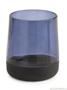 Gedy Nicole, настольный стеклянный стакан, голубой, NC98(05)