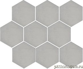 Керама Марацци Тюрен SG1003N Серый полотно Керамогранит 37х31 (из 9 частей 12х10,4) см