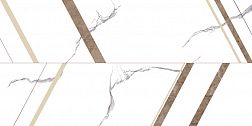 Евро-Керамика Калакатта Лайт 5 KL 0105TG На белом серый Глянцевая Вставка 25х50 см