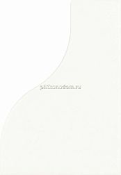 Equipe Curve 28856 White Matt Белая Матовая Настенная плитка 8,3x12 см