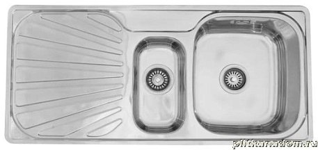 Sinklight Кухонная мойка врезная 10249 U толщина 0,8 мм, глубина чаши 200 мм, 1,5 ч., глянцевая 102х49