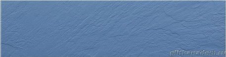 Уральский гранит Керамогранит Рельефный UF012 (синий, моноколор) 29,5х120 см