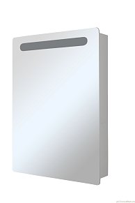 Зеркало-шкаф с подсветкой Mixline Стив-60 белый левый (536802)