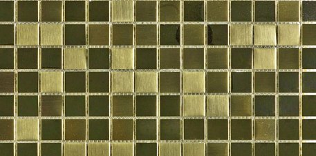 L'Antic Colonial Metal Acero Highlights Golden Мозаика 2x2x0,8 30,5x30,5