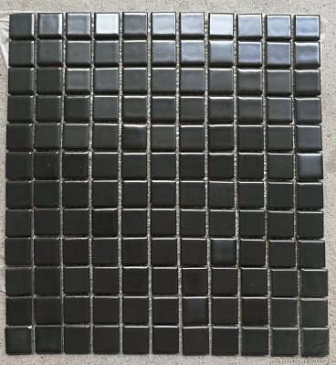 Tonomosaic Мозаика из камня, керамики и стекла CFT 3204 (M-890) Черная Глянцевая Мозаика 30х32,8(2,5х2,5) см