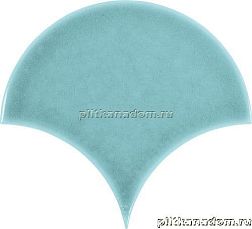 Carmen Ceramic Art Dynamic Escamas Celeste Настенная плитка 15,5х17 см