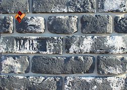 Next Stone Искусственный камень Кирпичная кладка Старая Казань кирпич арт. 015 Серый Матовый 7,5x26 см