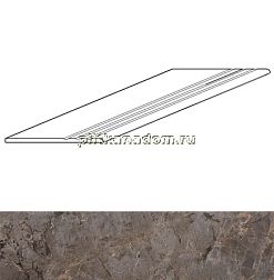 Seranit Gusto Taupe-Grey Полированная Ступень с насечками 30х120 см