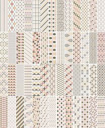 Sant Agostino Decorline Patternbrick Multi Warm Настенная плитка 7,3х30 см