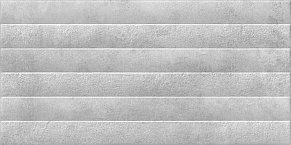 Cersanit Brooklyn Настенная плитка рельеф светло-серый (C-BLL522D) 29,7x60 см