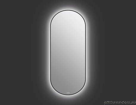 Cersanit 64151 Зеркало Eclipse smart 50x122 с подсветкой овальное в черной рамке