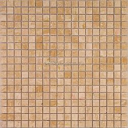Premium Marble Чистые цвета Travertine Noce Polished Мозаика 1,5x1,5 29,7x29,7 см