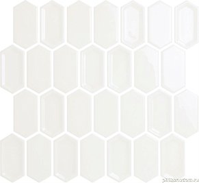 Caramelle Candylike Crayon White Glos Мозаика (3,8х7,6) 27,8х30,4 см