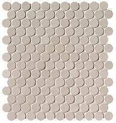 Fap Ceramiche Milano & Floor Beige Round Mosaico Matt Мозаика 29,5x32,5 см