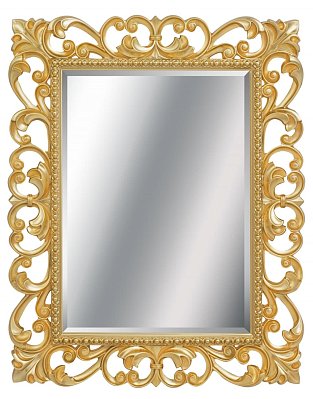 Tessoro Isabella Зеркало прямоугольное с фацетом TS-1076-G/L поталь золото