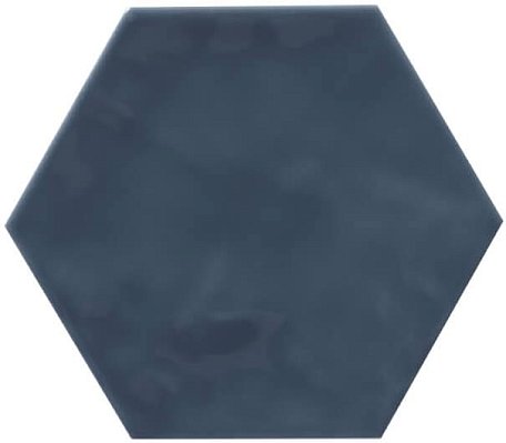 Adex Levante Hexagono Sirocco Glossy Синяя Глянцевая Настенная плитка 10,8х12,4 см