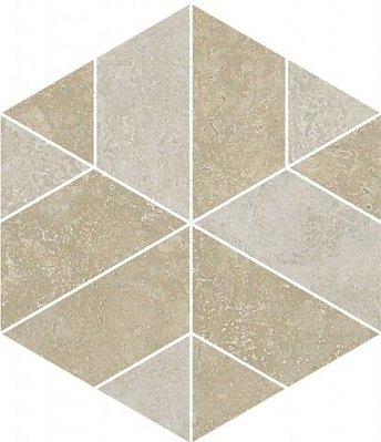 Apavisa Sybarum 7.0 beige sil mo hexag Керамогранит 45,05x25,84 см