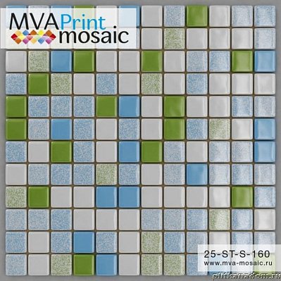 MVA-Mosaic 25ST-S-160 Стеклянная мозаика 31,7x31,7 (2,5х2,5)