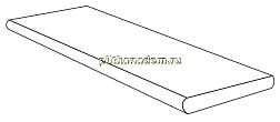 Casalgrande Padana Marmoker Travertino Rоmanо Angolare (assemblato) Naturale Ступень 118х33 см