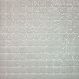 Gidrostroy Стеклянная мозаика L-016 Белая Глянцевая 2,5x2,5 31,7x31,7 см