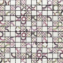 Mosavit Стеклянная мозаика Graphic Tate Mix 31,6x31,6 см