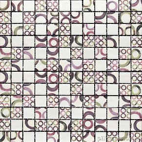 Mosavit Стеклянная мозаика Graphic Tate Mix 31,6x31,6 см