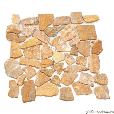 Sekitei Каменная мозаика MS7025 Мрамор крупный песочный квадратный 32х32 см