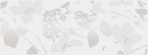 Керама Марацци Вилланелла Цветы Декор белый 15х40 см