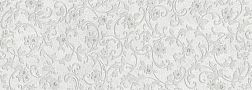 Metropol Ceramica Aliza Art White Белая Матовая Настенная плитка 25x70 см