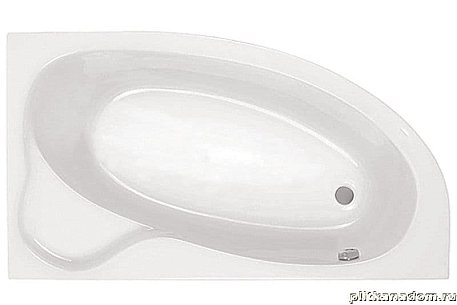 Santek Эдера 1WH112375 Акриловая ванна асимметричная 170х110 правосторонняя с гидромассажем Базовая Плюс