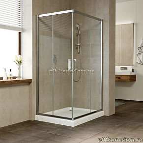 Vegas Glass ZA-F 90х80 01 01 Душевой уголок 90х80 прозрачный