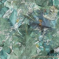 Ceramika-Konskie Botanica Rett Decor (3) Зеленое Глянцевоеектифицированное Панно 75x75 см