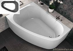 Kolpa San Chad Акриловая ванна, правая, комплектация Optima 170х120