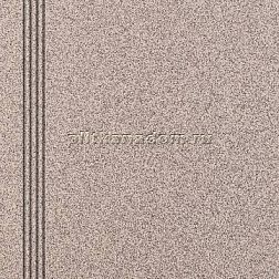 Estima Standard Brown Grey ST03 Бежевая Неполированная Ступень (с насечками) 30x30 см