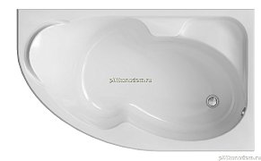 Акриловая ванна Creto Doris 170х90 см правая 14-17090R