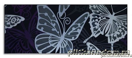 Keros Atelier Decorado Mariposa Negro Декор 20x50