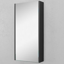 Зеркало-шкаф Velvex Klaufs 40 см zsKLA.40-217, черный