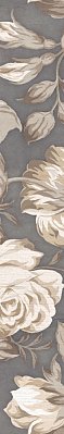 Lasselsberger-Ceramics Фиори Гриджио 1506-0100 Бордюр Цветы 9х60 см