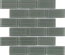 Caramelle Impressioni Mattoni Grigio Мозаика 30х30 (5х10) см
