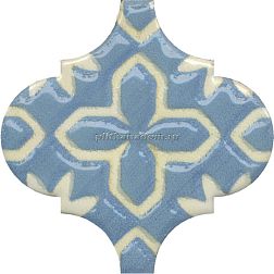 Kerama Marazzi Арабески Майолика OS-A37-65000 Декор Орнамент 6,5х6,5 см