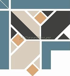 Top Cer York Yellow Corner Микс Матовый Угол 16,6x16,6 см