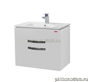 Edelform Nota 1-615-00-GB75-K Тумба-комплект 75, с 2 ящиками, умывальник EF A107, белый