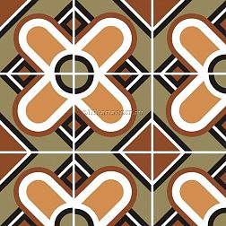 Equipe Bauhome Blume Warm Микс Матовый Керамогранит 20x20 см