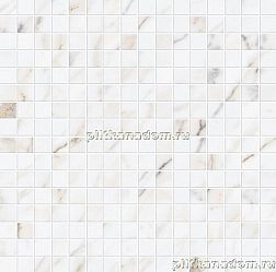 Allmarble Wall Golden White Mosaico Satin M8GV Мозаика 40x40 см