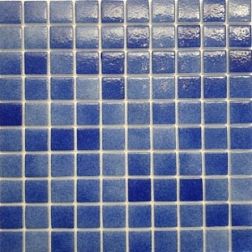 Gidrostroy Стеклянная мозаика QB-002 Синяя Глянцевая 3x3 31,7x31,7 см
