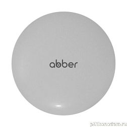 Накладка на слив для раковины Abber AC0014MLG светло-серая матовая, керамика